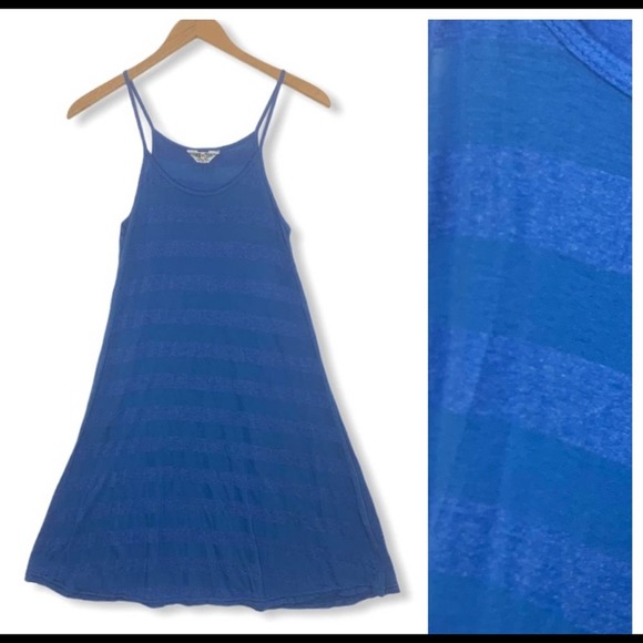 Hard Tail Dresses & Skirts - Hard Tail Blue Striped Sleeveless Tank Top Dress S